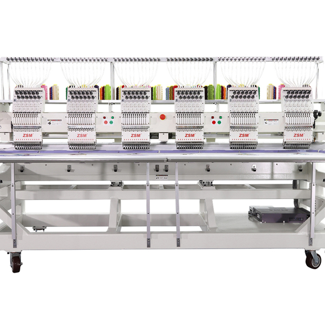 Factory Direct Embroidery Computerized Machines High Speed Flat Embroidery Machine Six Heads Embroidery Machine