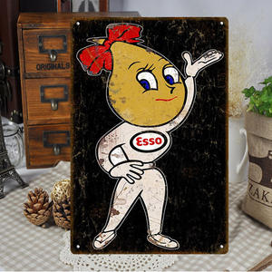 Papan Logam Vintage Kustom Bertuliskan Minyak Motor Bensin, Poster Iklan untuk Dinding Bar, Pub, Garasi, Ruang Pria, Dekorasi Dinding, Papan Timah Retro - Product Image 3