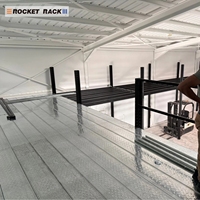 Estantería Metálica ROCKET RACK de Alta Resistencia, Galvanizada, Antioxidante, Capacidad de Carga de 500 kg/m², con Recubrimiento Electrostático en Polvo