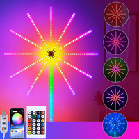 Bande lumineuse LED RGB 5050 Feux d'artifice Contrôle par application Feux d'artifice intelligents LED Bandes lumineuses LED pour chambre à coucher