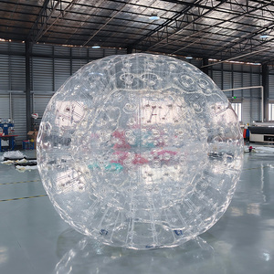 Прозрачный надувной зорб-шар из ПВХ/ТПУ для катания по траве, настраиваемый для использования на открытом воздухе - Product Image 1