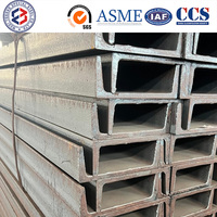 Canal en U de Acero ASTM A36 A572 Gr.50 Q235B S235JR, 4x1.75 Pulgadas, Laminado en Caliente, para Construcción de Edificios