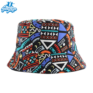 カスタムフィッシャーマンバケットハット春夏リバーシブルポリエステルおしゃれカラフルデニムフォーマル迷彩漫画釣り - Product Image 2