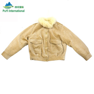 PUYI Women Winter petted Coat vestiti di seconda mano vestiti vestiti alla rinfusa abiti usati - Product Image 6