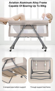 Pasgeboren Opvouwbare Baby Schommelen Wieg Automatische Wieg Voor Baby Handig Nemen Baby Wieg Bed - Product Image 3