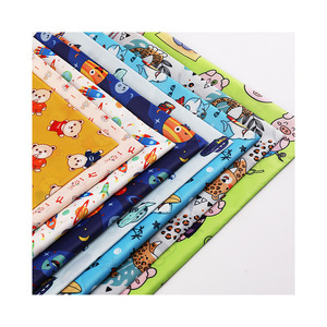 Tela de poliéster Hua Ge Anti Nylon Slant de 125 g/m² con estampado de dibujos animados para ropa infantil. - Product Image 4