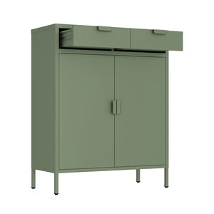 धातु ड्रेसर लिविंग रूम भंडारण कैबिनेट दराज इकाई स्टील छाती फर्नीचर बेडरूम भंडारण इकाई स्थान के साथ - Product Image 5