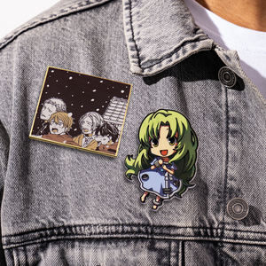 Fabricante logotipo personalizado Anime dibujos animados impresión lindo Hada recuerdo insignia Pin Metal esmalte Pin con técnica de estampado - Product Image 1