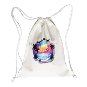 Sacs à dos et pochettes en toile <span class=keywords><strong>de</strong></span> coton <span class=keywords><strong>de</strong></span> haute qualité avec cordon <span class=keywords><strong>de</strong></span> serrage pour serviettes <span class=keywords><strong>de</strong></span> plage - Product Image 2