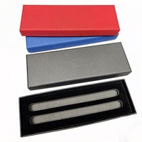 Stylos doubles avec coussinets, coffret cadeau vide pour stylos jumeaux, stylo plume, stylo roller, boîte de protection avec logo
