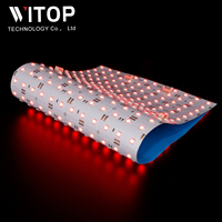 Panneau flexible à LED ultra-mince et flexible Feuille lumineuse à LED pour comptoir de pierre Rétroéclairage Boîte lumineuse RVB ultra-mince