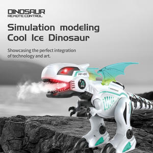 Coche de Dinosaurio con Efecto de Hielo, Niebla Simulada, Luces LED de Colores y Cola Flexible - Juguete Educativo STEM para Niños y Niñas - Product Image 1