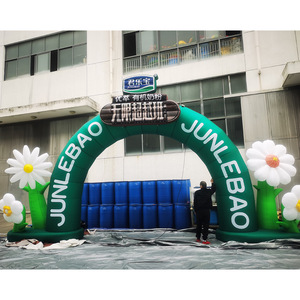<b>Winter</b> Warrior Inflatable Arch 12 Ft+ Start Line Outdoor Event <b>Decor</b> Water Resistant Multi Color Plug Powered - Product Image 2