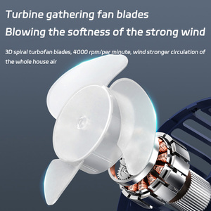 Ventilatore da tavolo USB piccolo, silenzioso e portatile, con rotazione a 360° °   Ventilatore Personale Regolabile per Casa, Ufficio, <span class=keywords><strong>Auto</strong></span>, Viaggi e Attività all'Aperto - Product Image 5