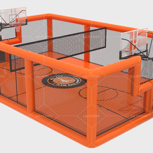 LilyToys Juego Inflable Interactivo Comercial, Arena Inflable, Canchas <span class=keywords><strong>de</strong></span> Baloncesto Inflables para Exteriores en Venta - Product Image 2