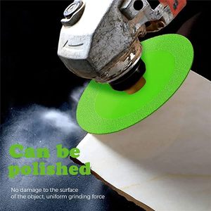 Lame de scie diamantée en céramique nitridée pressée à chaud, soudée au laser de qualité industrielle, 100 mm, disque de coupe pour verre - Product Image 2