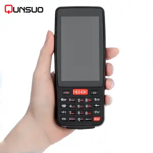 Cheap Android pdas ARM cotex A53 core data collector 4 inch Button+full touch screen PDA handheld computer,date collector