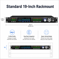 Procesadores de Audio de Alta Gama PLG360, 3 Entradas y 6 Salidas, Sistema de Sonido DSP para Altavoces, Mezclador Digital Inteligente Profesional