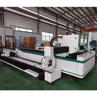 Machine de découpe laser CNC combinée pour tube et plaque métalliques de 6 mm et tôle métallique de 6000*1500 mm, 6000w