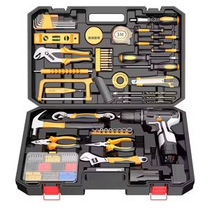 Ensemble d'outils sans fil pour le travail du bois et l'alimentation électrique, perceuse sans fil, ensemble d'outils multifonctionnels pour la maison - Product Image 4