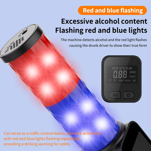 Profession elle Sprach ansage Alkohol tester für Fahrer mit Blinklicht Alkohol tester Digitaler Alkohol detektor Alcotester - Product Image 5