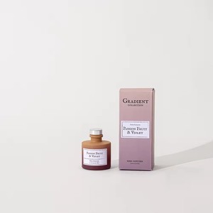 Juego de difusor de aromaterapia de vela de soja personalizado hecho a mano tarro de vidrio degradado forma larga para vacaciones y Diwali para bares - Product Image 2