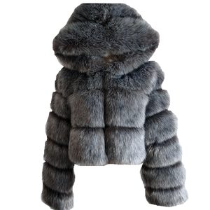 Chaleco de piel de zorro auténtica para mujer, de color natural a la moda ropa de invierno, venta al por mayor de fábrica, chaleco de piel de zorro auténtica de China - Product Image 4