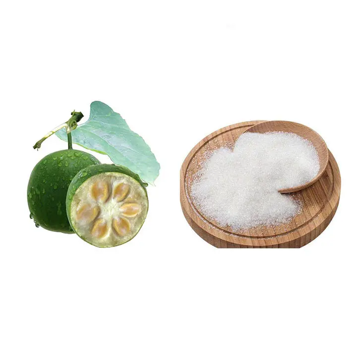 Private label Não OGM Golden Monk Fruit Sweetener Pure Keto Diet Food grade monkfruit adoçante pacotes