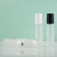Botol Parfum Roll-on Kaca Bening Mewah 5ml 10ml Stok Pabrik Dengan Bola Roller Baja Tahan Karat