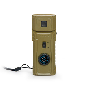 Outdoor <b>Portable</b> Emergency Hand Crank <b>Radio</b> LED Flashlight Power Bank SOS Weather Disaster Prevention Hike Mountain Camp - Product Image 4