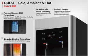 LONSID Dispensador de Agua Eléctrico Fría y Caliente con Sistema de Ósmosis Inversa, Máquina de Agua Carbonatada para Hogar y Oficina - Product Image 5