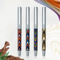 Stylos à bille en métal écologiques en bois de santal, vente en gros, stylos gel de haute qualité pour signature professionnelle avec logo personnalisé, cadeaux d'entreprise