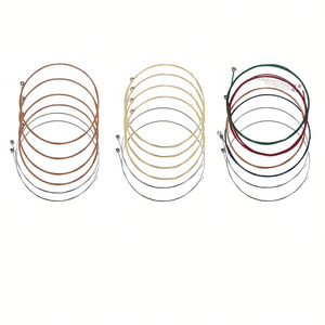 Juego de 3 Cuerdas para Guitarra Acústica, Repuesto de 6 Cuerdas, Entorchado de Bronce, para Afinación de 1ra a 6ta, Accesorio para Instrumento Musical - Product Image 1