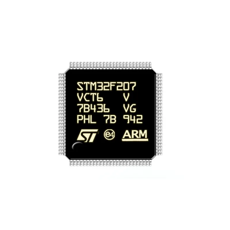 HAISEN مكونات إلكترونية أصلية متحكم ic رقاقة STM32F207VCT6 IC MCU 32BIT 256KB فلاش LQFP