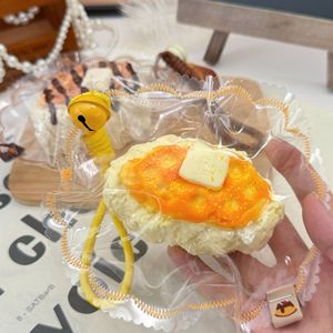 Jouet anti-stress en silicone alimentaire souple et compressible, en argile sèche, en forme de gaufre tranchée, effet crème, jouet sensoriel tactile à presser - Product Image 3