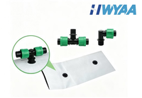 Tuyau d'irrigation plat en PE pré-percé HWYAA résistant à l'usure, avec trous préfabriqués, pour ligne principale agricole, aucun perçage secondaire requis