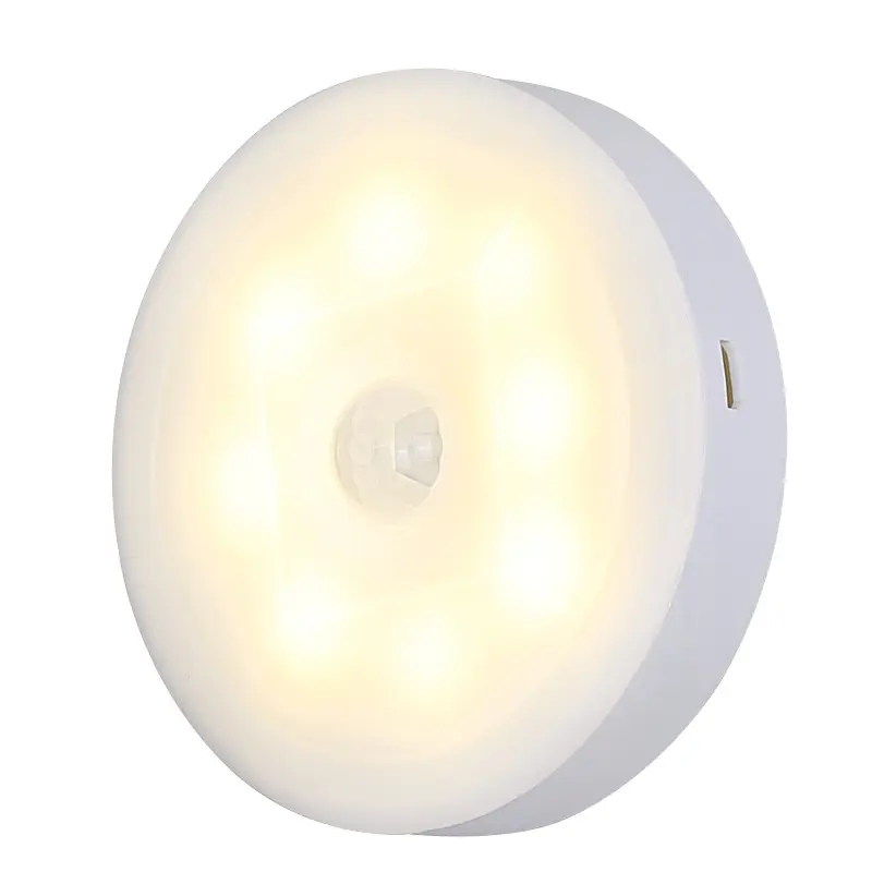 Intelligent Sensing Human Body Night Light Wireless Usb Charging Bedside Bedroom Eye Protection Night Light