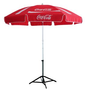 오렌지 로고 맞춤형 방수 접이식 홍보용 해변 우산 파라솔 야외 통신 광고용 - Product Image 4