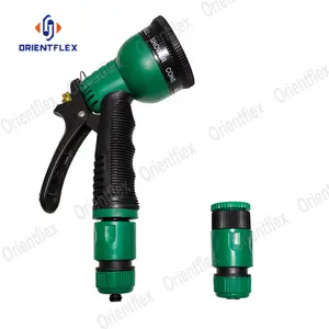 Best Adjustable Water Garden Hose 8 7 Pattern Nozzle Spray Watering Gun For Watering Plants Hose