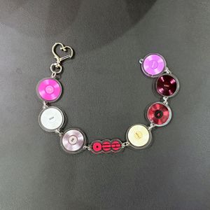 Wholesale Creative Acrylic Arirang <b>Vinyl</b> Records Acrylic Keychain for Pattern Fashionable String Keychain <b>Bag</b> Pendant - Product Image 4