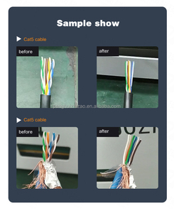Máy làm cáp mạng RJ45 RJ12, máy làm phẳng dây Cat6, máy làm thẳng dây cáp mạng Lan Cat56 - Product Image 3