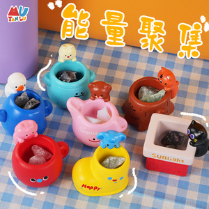 ฟิกเกอร์คริสตัลเรืองแสง Yu Mo Craft แบบกล่องสุ่ม ดีไซน์สัตว์น่ารัก เหมาะสำหรับเป็นของขวัญและของตกแต่ง - Product Image 3