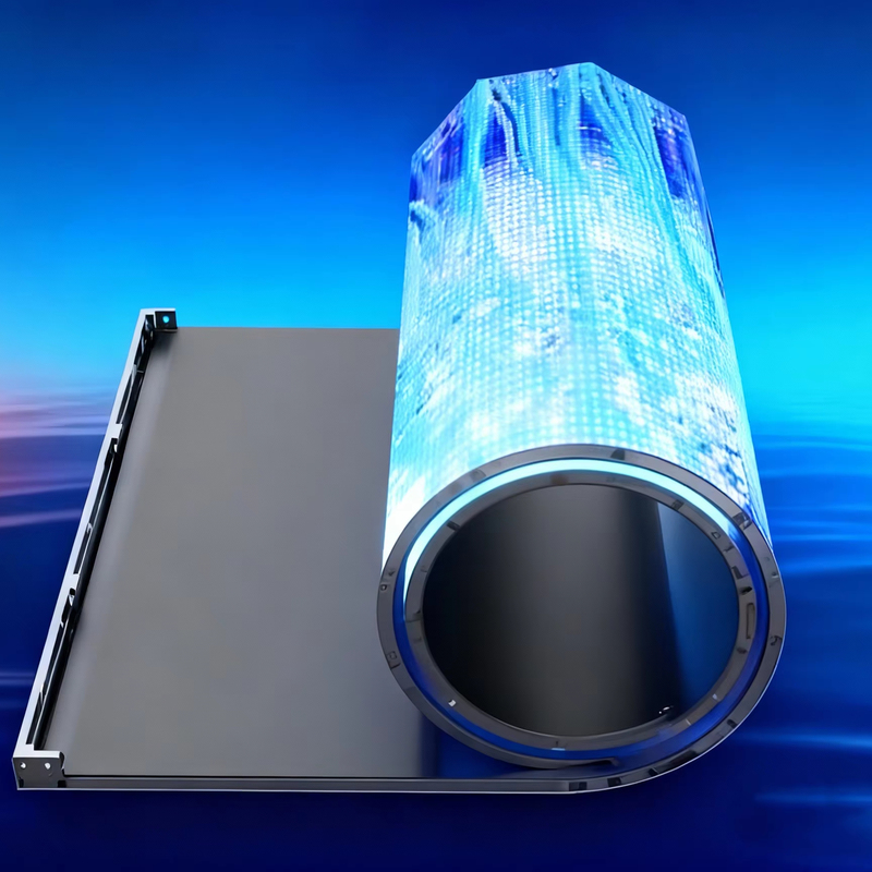 LED Roller Shutter Screen Foldable Wall