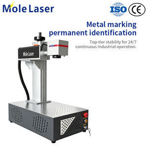 Máquina de <span class=keywords><strong>Marcado</strong></span> Láser de Fibra JPT MOPA de 60W con Certificación <span class=keywords><strong>CE</strong></span>, Modelo M7, <span class=keywords><strong>Marcado</strong></span> en Color en Aluminio Anodizado, Personalizable - Product Image 1