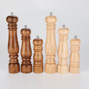 Salière et poivrière en <span class=keywords><strong>cristal</strong></span>, bois de bambou, camping de voyage avec étiquette personnalisée - Product Image 1