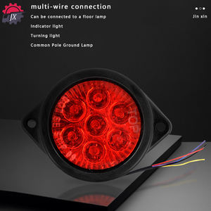 공장 직접 24V LED 트럭 라운드 사이드 라이트 트럭 개요 조명 세미 트레일러 마커 라이트 - Product Image 4