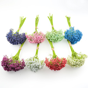 Bouquets de fleurs artificielles en soie faits à la main, 35 cm, pour décoration de mariage, accessoires de photographie à domicile - Product Image 1