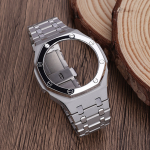 Kit de modification entièrement métallique <span class=keywords><strong>GA</strong></span>-<span class=keywords><strong>2100</strong></span>, boîtier et <span class=keywords><strong>bracelet</strong></span> de remplacement en acier inoxydable robuste pour Casio G-Shock CasiOak - Product Image 2