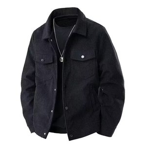 Camisa informal deportiva de <span class=keywords><strong>pana</strong></span> para <span class=keywords><strong>hombre</strong></span>, chaqueta holgada, estilo americano moderno y atrevido, abrigo exterior que combina con todo para primavera y otoño - Product Image 2