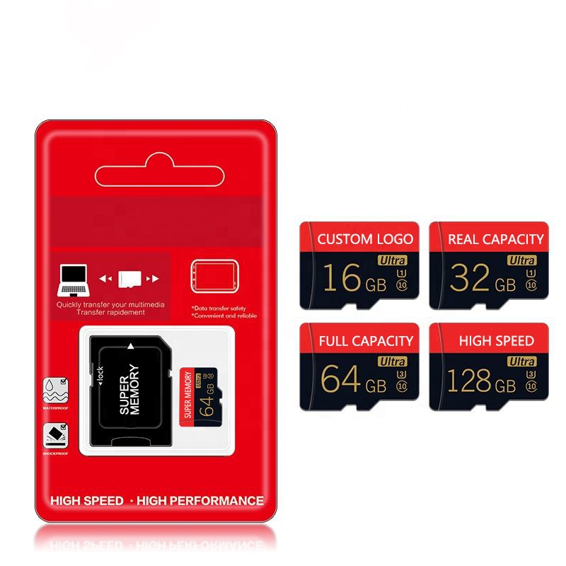 Wholesale High Quality 512GB Micro Flash Memory Card 2GB 4GB 16GB 64GB 256gb 8GB Class10 U3 Mini Storage Card 64GB